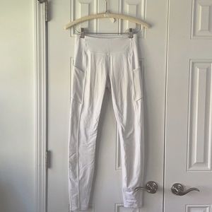 Lululemon white speed tights leggings 28”